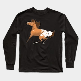 Buck The Buckskin Appaloosa Long Sleeve T-Shirt